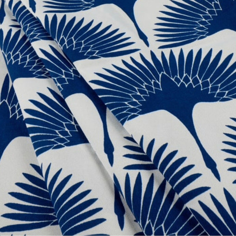 Genevieve Gorder Flock Classic Blue Outdoor🪡10 yards total🪡 - Picture 3 of 5